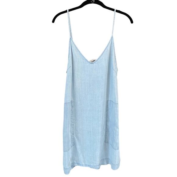 Wilfred Free Lyocell Spaghetti Strap Mini Dress Size Medium - Picture 1 of 6
